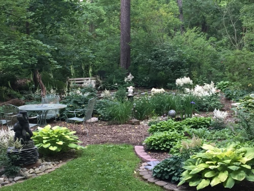 JUNE 2018 labyrinth and lower gardens